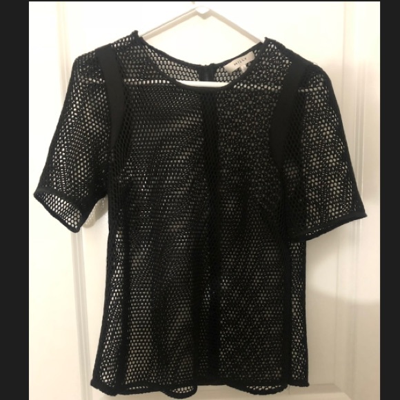 Milly Fishnet Shirt - Picture 1 of 6